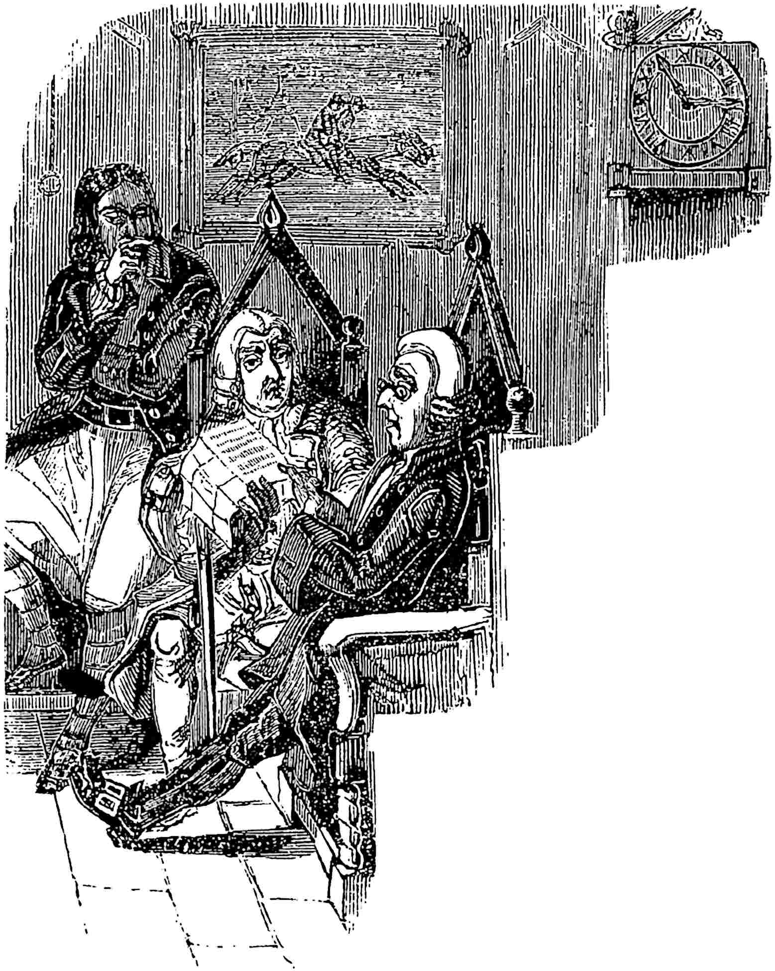 Crinkles reads the letter to the admiral.