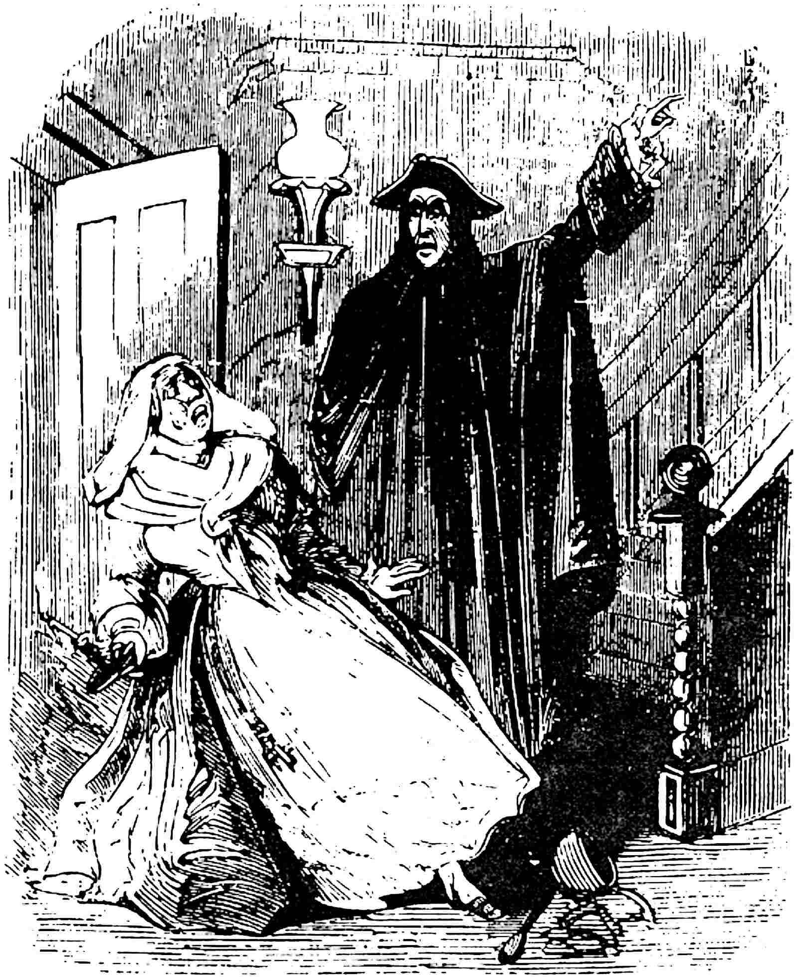 Varney sends the nurse up stairs.