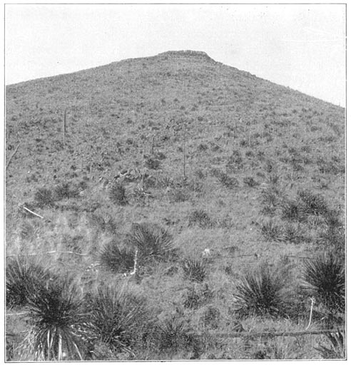 Cerro de Montezuma and the Watch Tower Seen from the South.