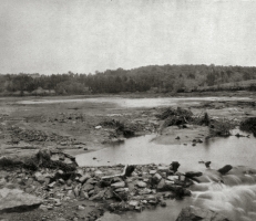 B. DRY BED OF POMPTON LAKE.