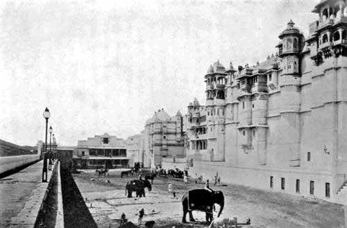 PALACE OF MAJARANA OF UDAIPUR.