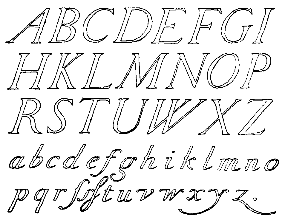 192. GERMAN ITALIC. GOTTLIEB MUNCH, 1744