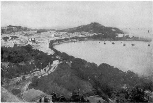 The bund at Macao, called Praia Grande