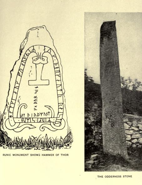 Runic Monument Shows Hammer Of Thor—The Odderness Stone