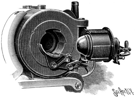 Breech mechanism showing interrupted thread