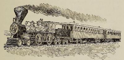 An Old-fashioned Train of Cars