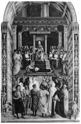 The Canonisation of St. Catherine.

from Pinturicchio’s Fresco.