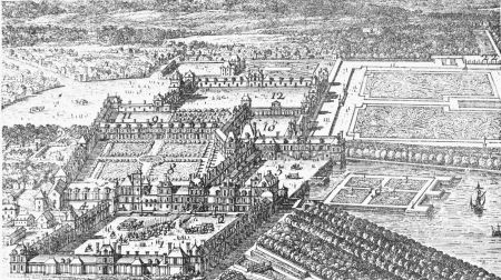 Image not available: GENERAL VIEW OF FONTAINEBLEAU.

FROM AN OLD PRINT.