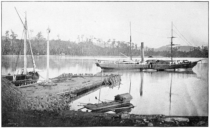 View of port of Tacloban, in the island of Leyte