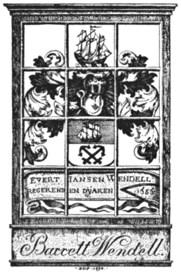 Book-plate of Barrett Wendell