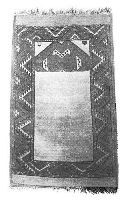 KHIVA BOKHARA PRAYER RUG.