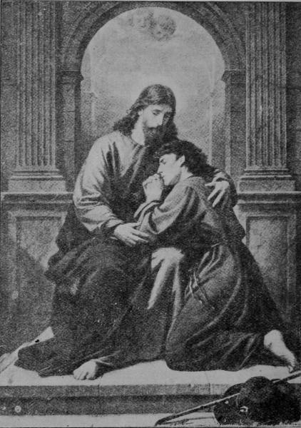 THE CONSOLING CHRIST, Plockhorst