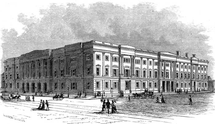 POST-OFFICE DEPARTMENT BUILDING AT WASHINGTON.