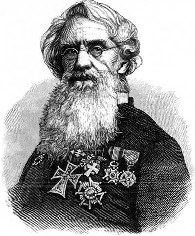 PROF. S.F.B. MORSE, THE INVENTOR OF THE ELECTRO-MAGNETIC TELEGRAPH.