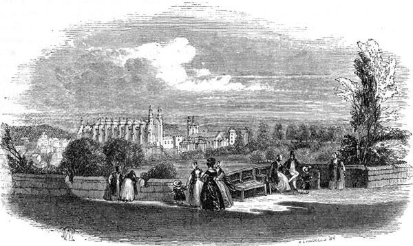 ETON COLLEGE, FROM NORTH TERRACE, WINDSOR.