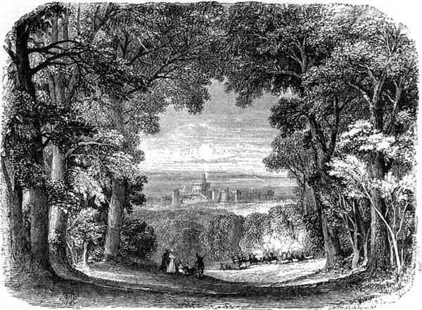 WINDSOR CASTLE, FROM BISHOPSGATE.