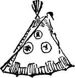 the Boilers' teepee