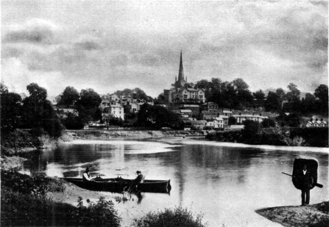 DISTANT VIEW OF ROSS, SOUTH WELSH BORDER.