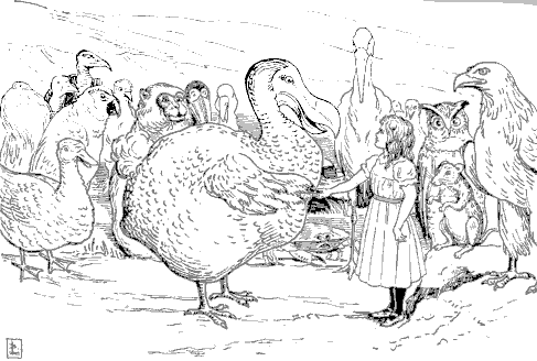 Ilustrajxo: LA DODO SOLENE PREZENTAS AL ALICIO SXIAN PROPRAN FINGROINGON.