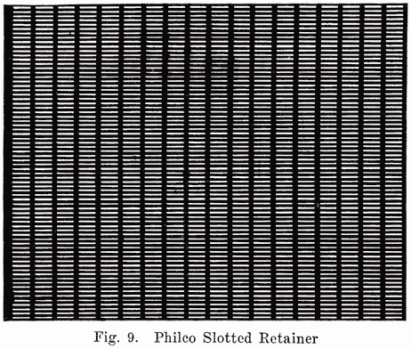 Fig. 9 Philco slotted retainer