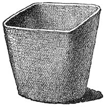 Fig. 6. Vierkante bloempot voor dubbele vensters.