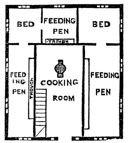 Ground-plan of Piggery.