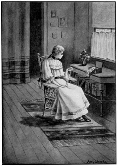 When Helen returned there was a box that had been sent
across the water with some pretty laces, and a fine neck-chain and
charm.