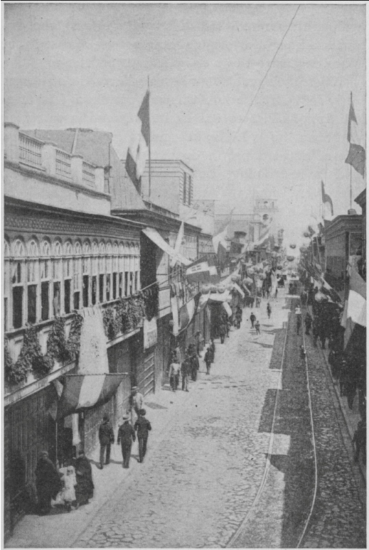 RUE MERCADERES, PROCESSION DAY, LIMA.