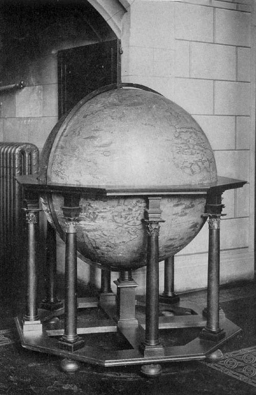 Terrestrial Globe of P. Vincenzo Coronelli, 1688.