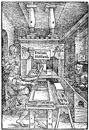 A PRINTING PRESS