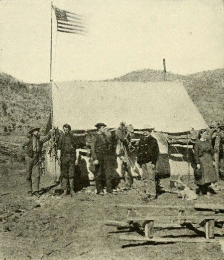 Winter Headquarters
at Kanab, 1872–3.