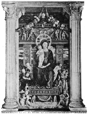 Centrepiece by A. Mantegna, behind the High Altar of S.
Zeno.