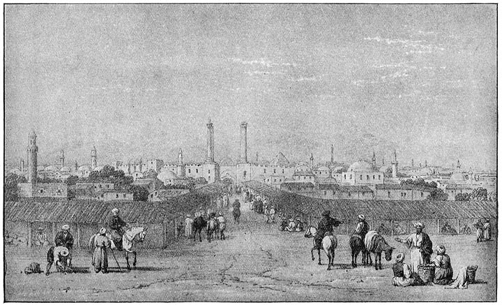 Principal Street and Bazars of Erzeroum.