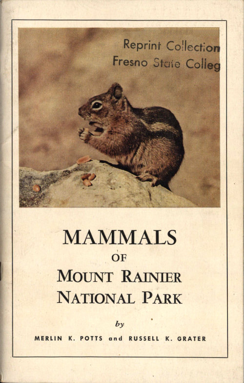 Mammals of Mount Rainier National Park