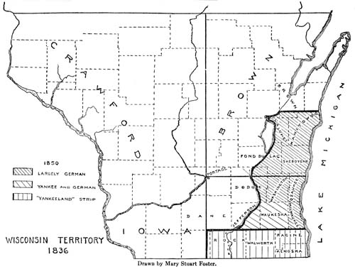 WISCONSIN TERRITORY 1836