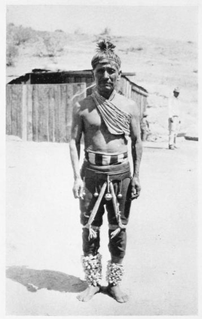 A CHIEFTAIN DRESSED FOR THE EASTER CEREMONY OF THE
YAQUI INDIANS