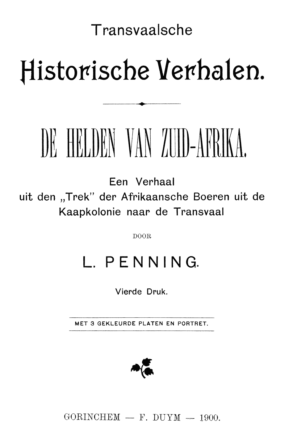 Oorspronkelijke titelpagina.