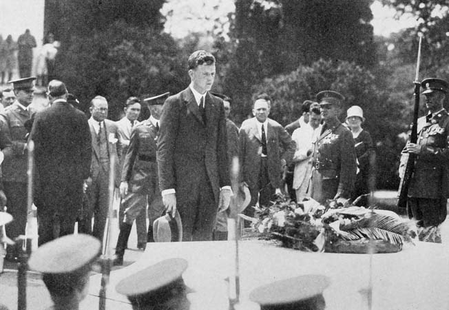 AT THE TOMB OF “THE UNKNOWN SOLDIER”