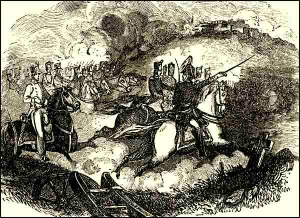 Illustration: SHIELD’S CHARGE AT CHURUBUSCO.