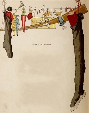 Christmas stockings and decorations